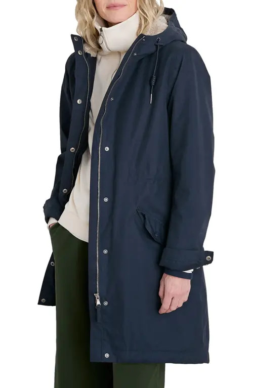 Seasalt Cornwall Plant Hunter Waterproof Hooded Coat in Midnight at Nordstrom, Size 4 | Nordstrom