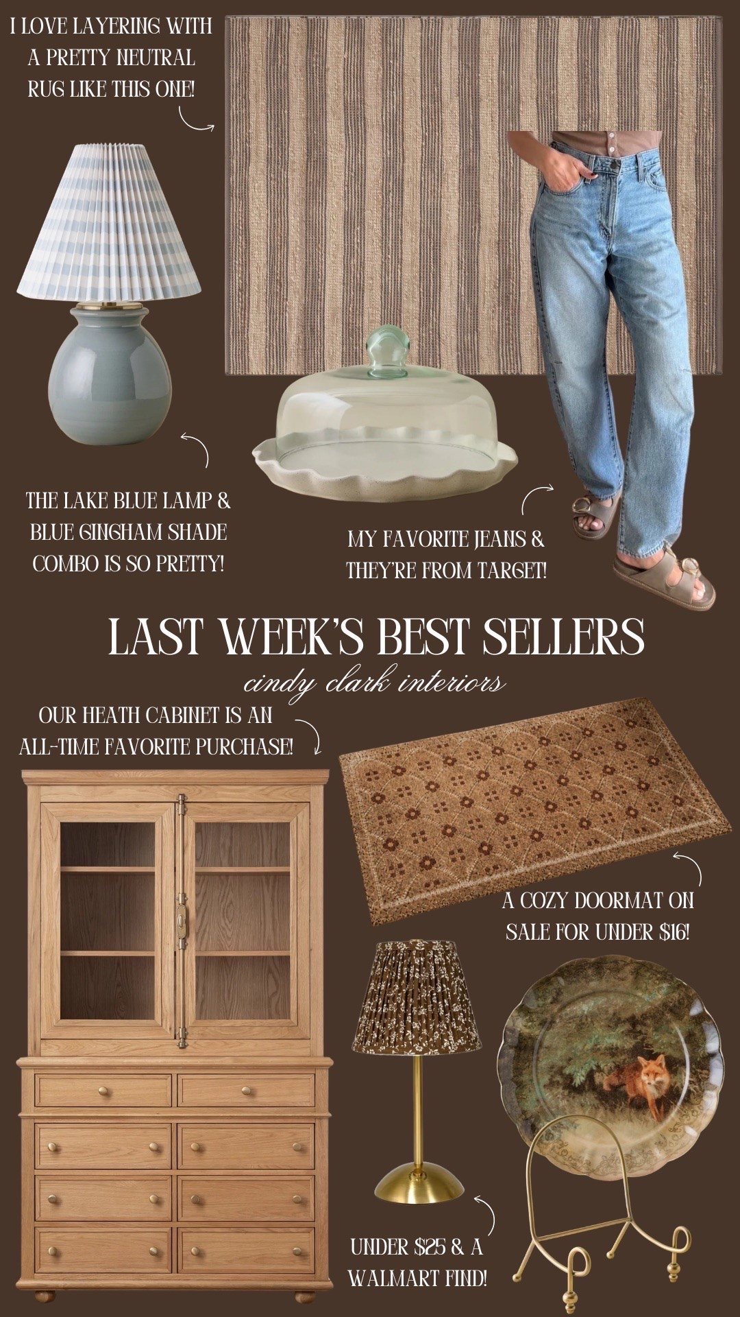 The best sellers and follower favorites from last week 😍 So glad you’re all loving a mix of home and fashion favorites!