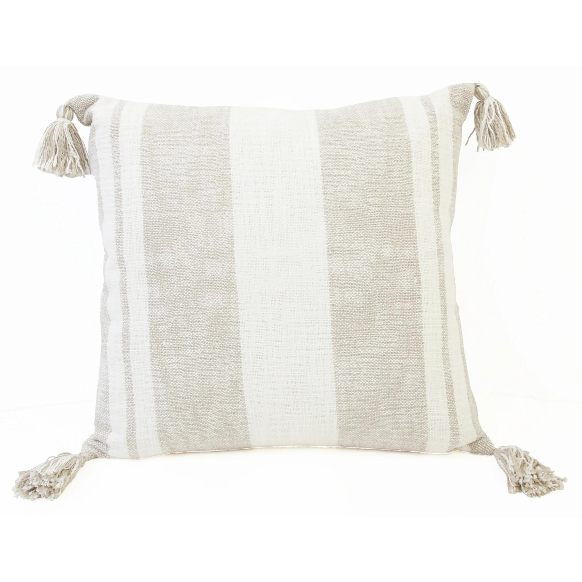 20x20 Lucy Cotton Corner Tassel Pillow | Walmart (US)