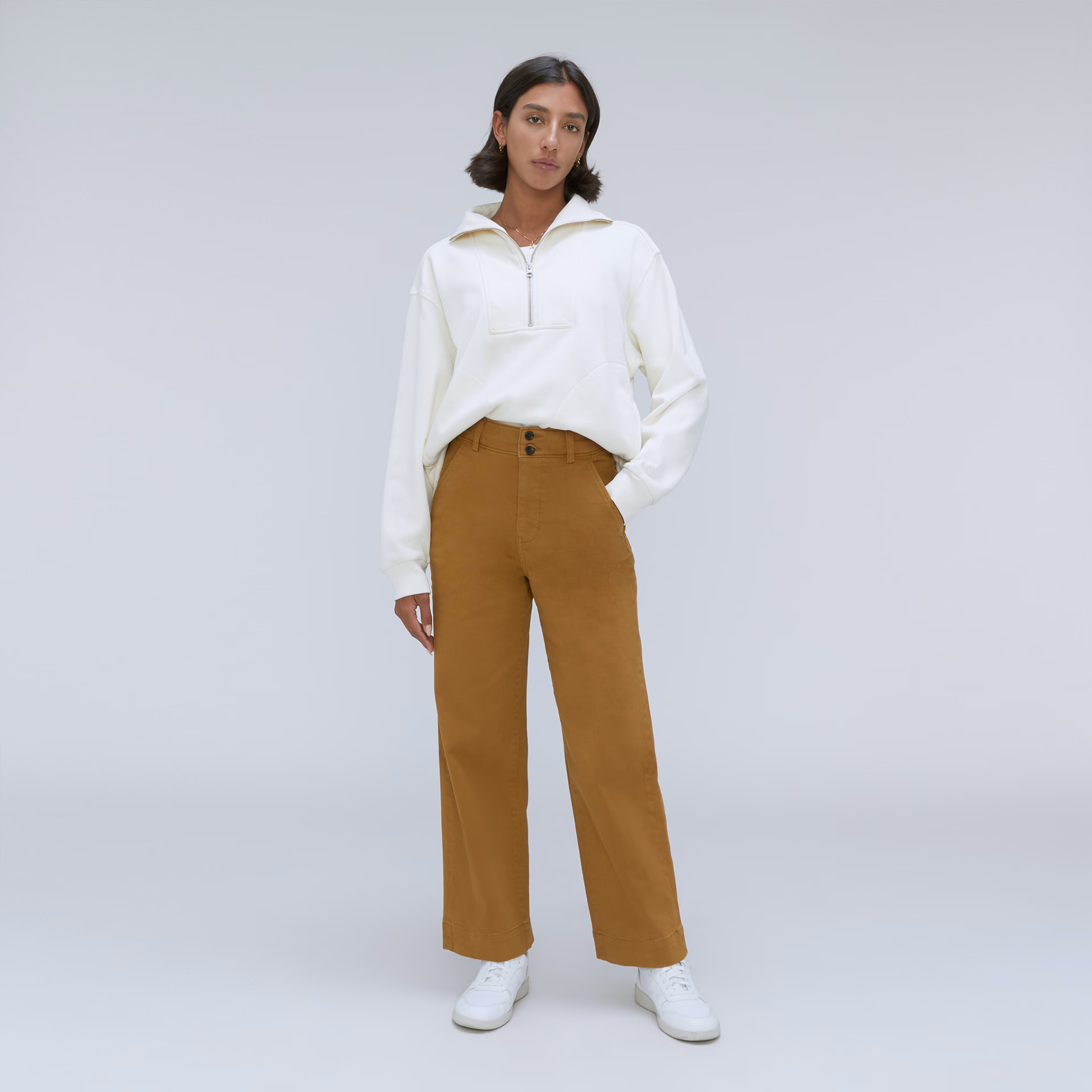 The Organic Wide-Leg Pant | Everlane