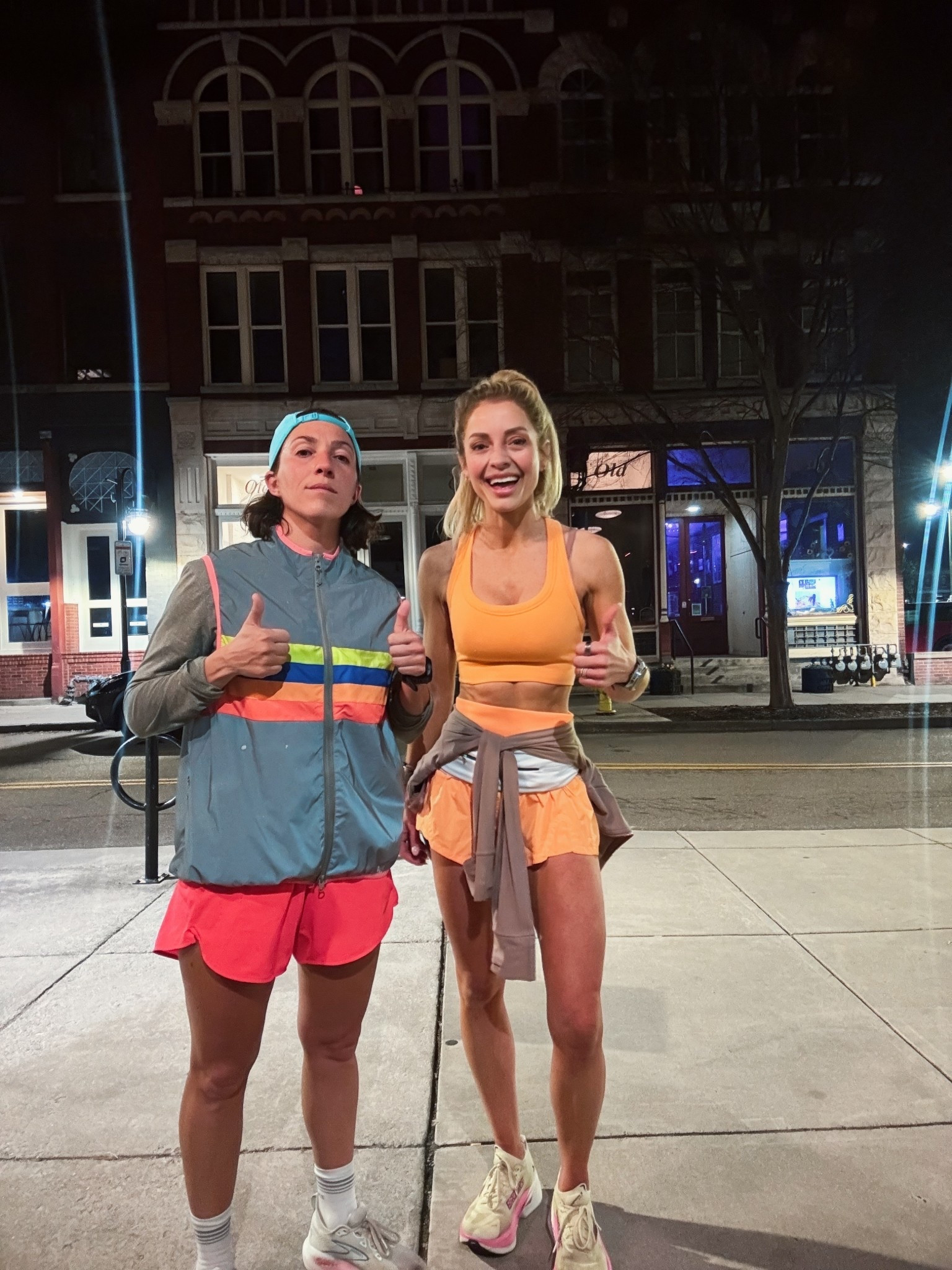 Orange running outfit 

#LTKActive #LTKfitnessgoals #LTKootd