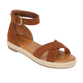 a.n.a Womens Blaze Ankle Strap Flat Sandals | JCPenney