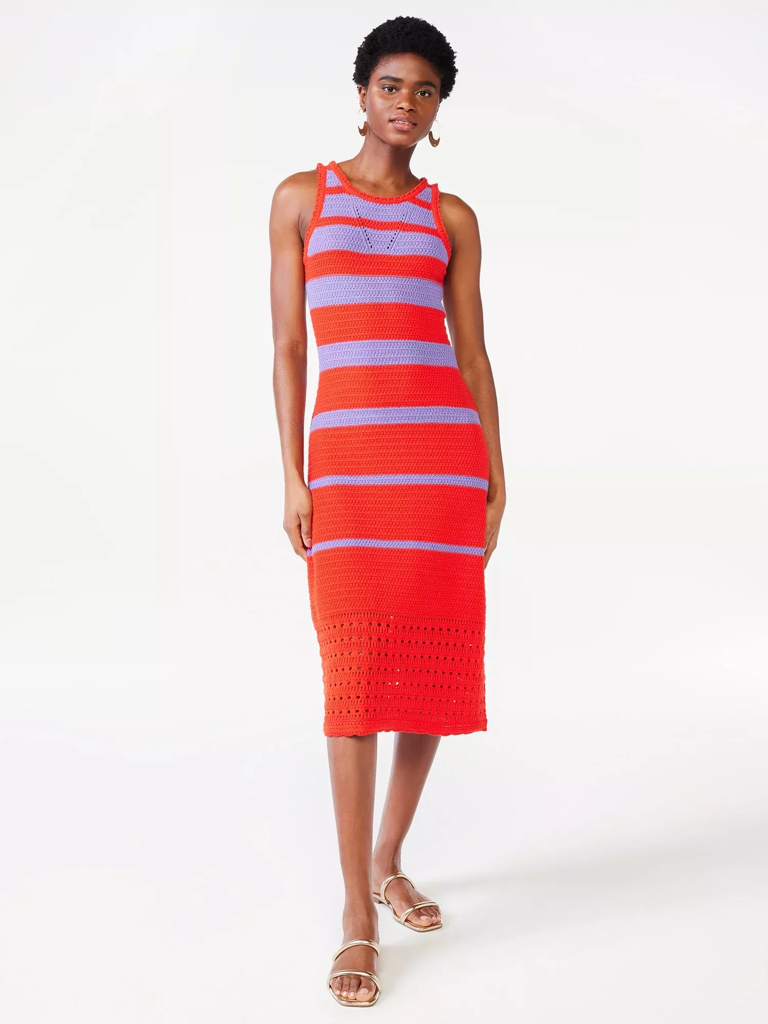Scoop Women's Knot Front Midi Dress curated on LTK