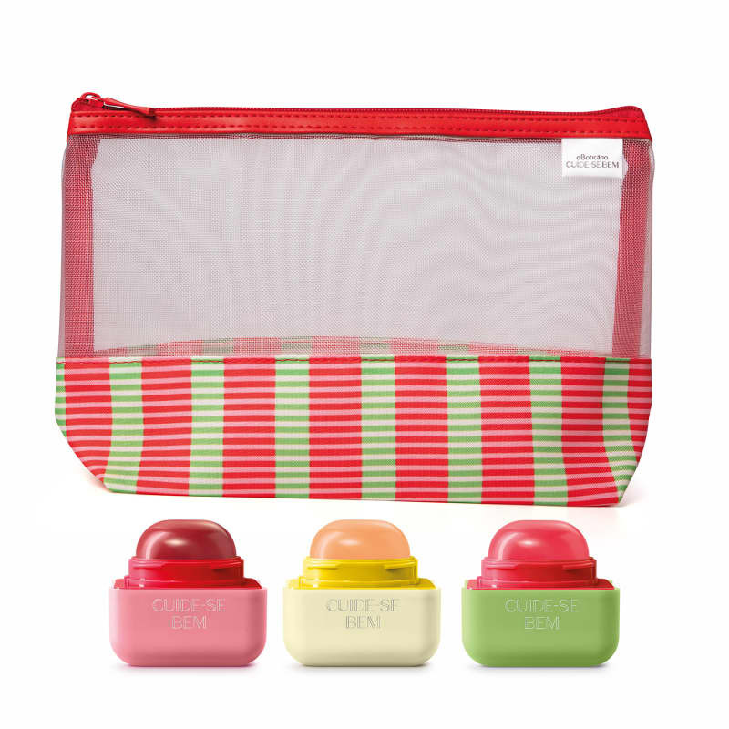 Kit Intense Cuide-se Bem Feira Balm + Nécessaire o Boticário (4 Produtos) | Beleza Na Web (BR)