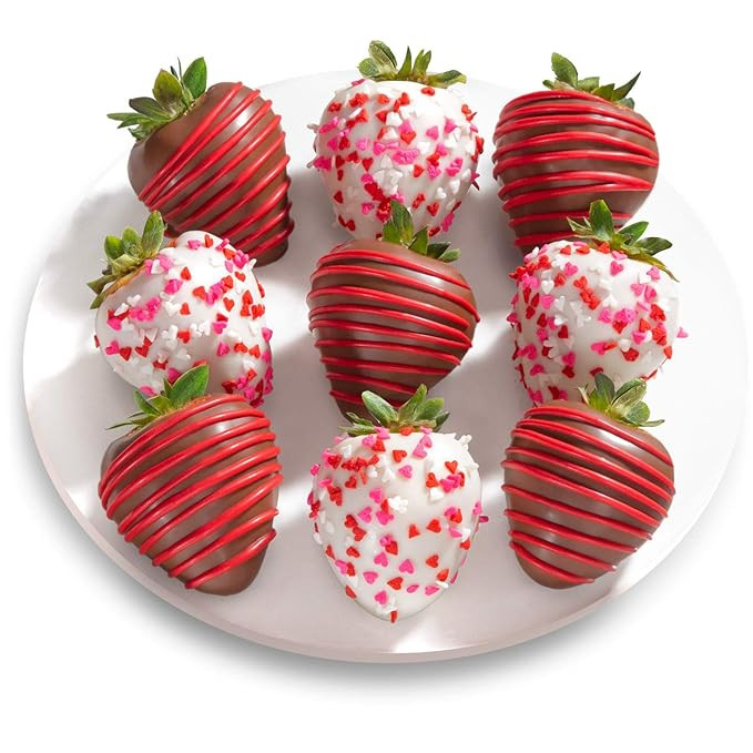 9 Love Bites Chocolate Covered Strawberries (Fun Size) | Amazon (US)