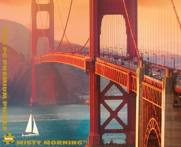 Buffalo Games 1000-Piece Gold Collection Misty Morning Jigsaw Puzzle | Walmart (US)