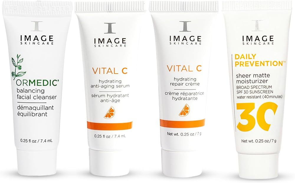 IMAGE Skincare, Five Star Favorites Introductory Skin Care 4 Step Regimen Set for Brighter, Healt... | Amazon (US)