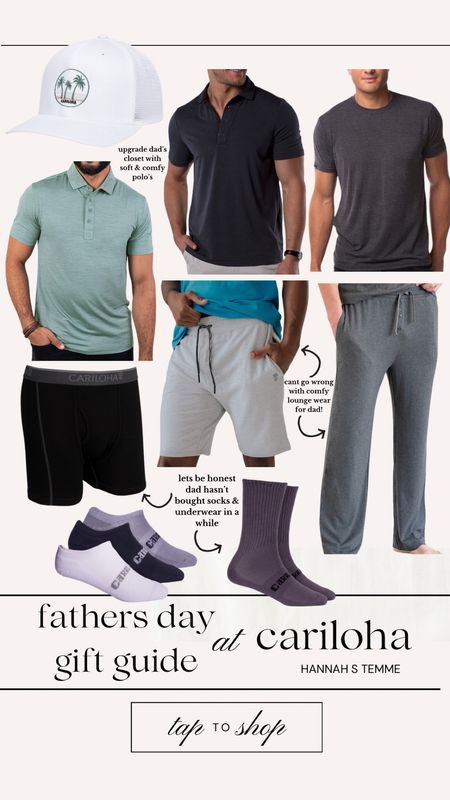 Use my code “HANNAH30” for 30% off!! Father’s Day is coming up!! Here is a round up of my picks from Cariloha! Their men’s wear is so comfy and the perfect gift for dad!

Men’s socks // men’s lounge wear // men’s polos // men’s boxers // men’s shorts

#LTKSeasonal #LTKMens #LTKFamily