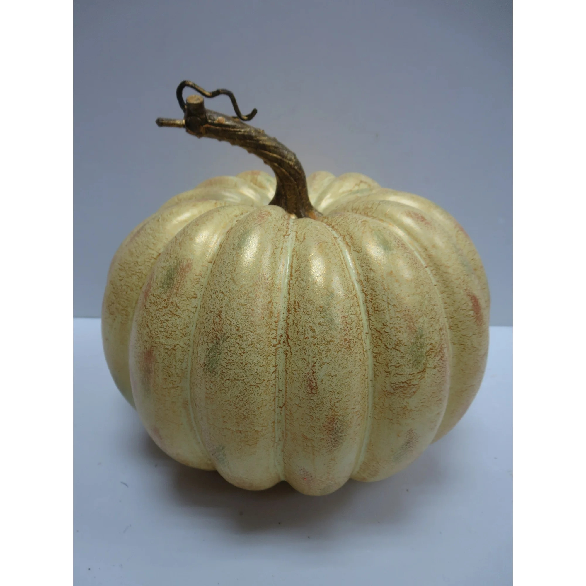 Way To Celebrate Harvest Gold Washed Pumpkin, Cream | Walmart (US)