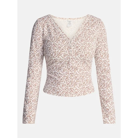 No Boundaries Cloud Core Henley Sleep Shirt, Women's XXS-3X | Walmart (US)