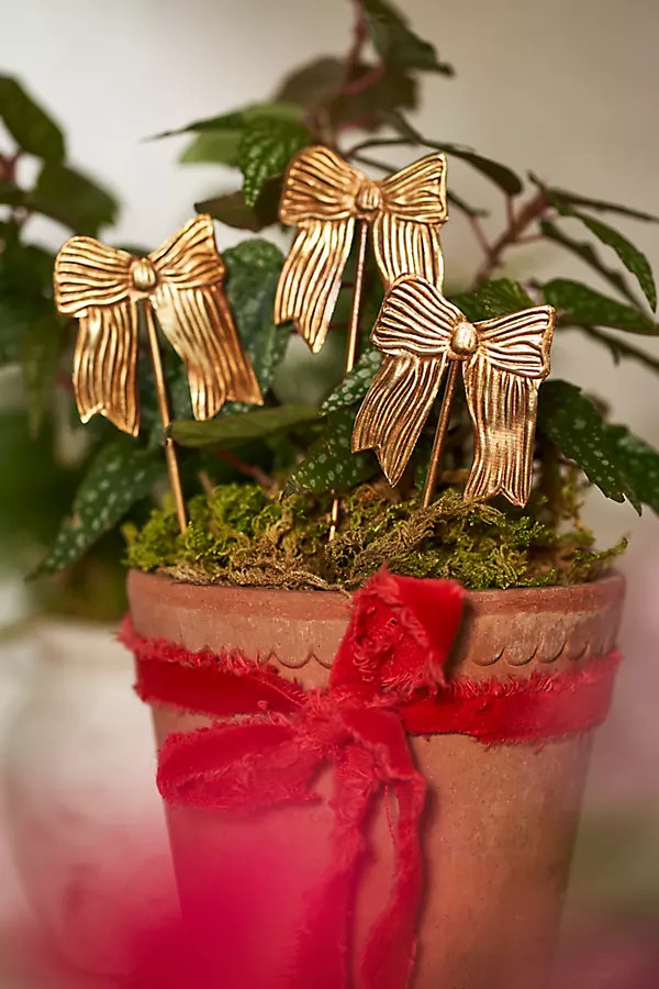 Bow Iron Stakes, Set of 4 | Anthropologie (US)