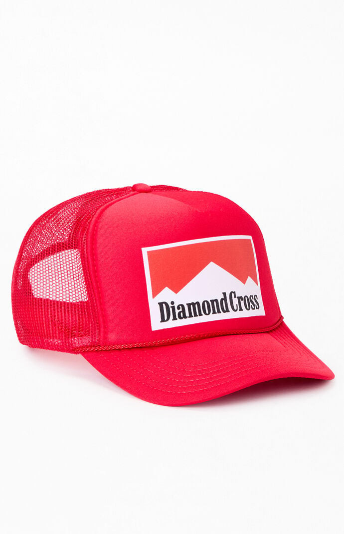 Diamond Cross Ranch Cowboy Trucker Hat in Red | PacSun