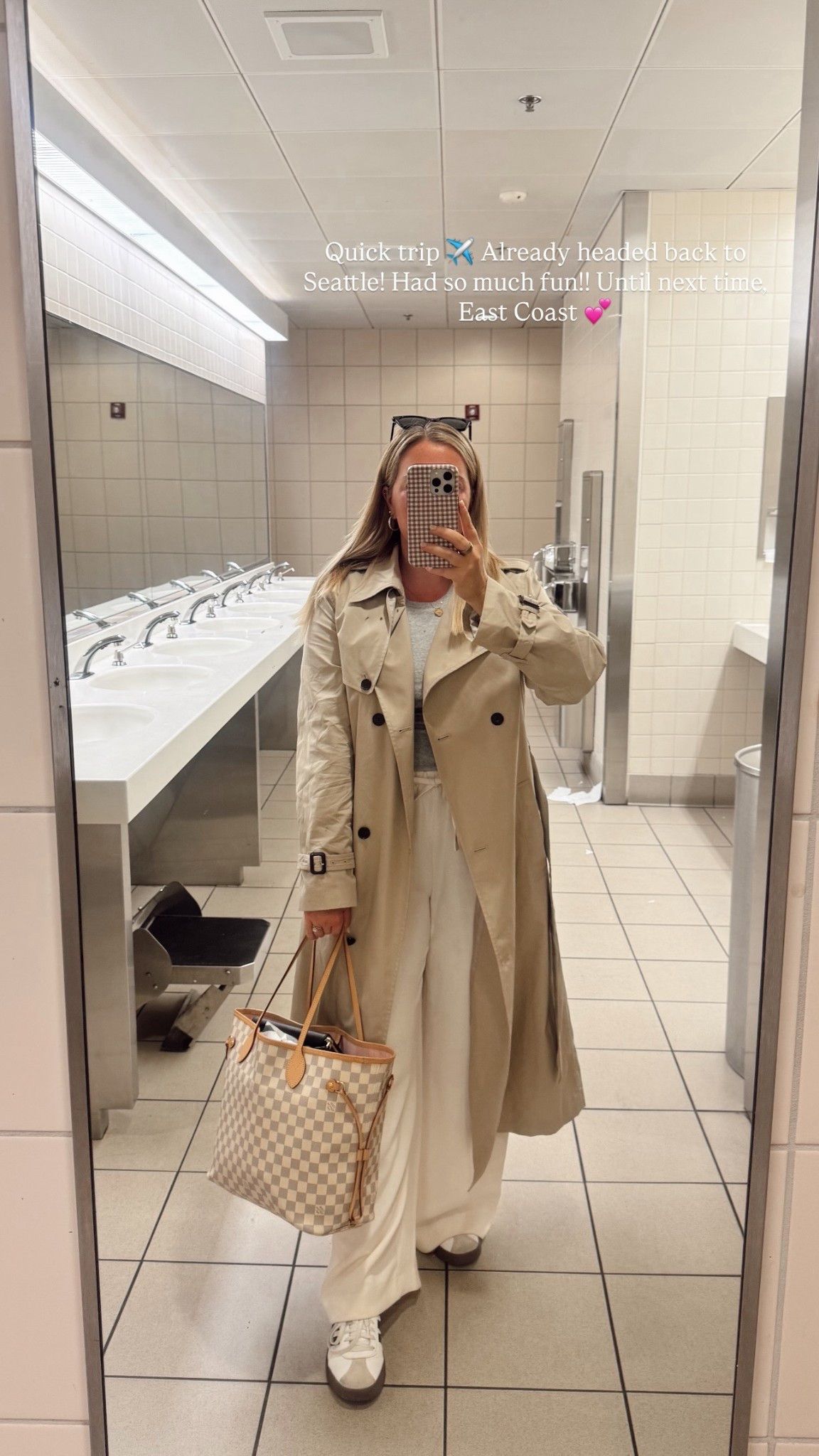 Absolutely obsessed with these viral lounge pants. I now own them in 4 colors and they are comfy enough to wear even while traveling and still look put together! Wearing a size large in everything 🫶🏻

#LTKTravel #LTKFindsUnder100 #LTKMidsize