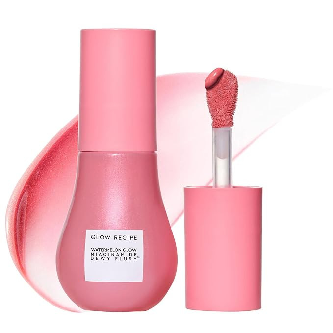 Glow Recipe Niacinamide Dewy Flush Tinted Liquid Blush Serum - Glowy Blush for Cheeks to Smooth, ... | Amazon (US)