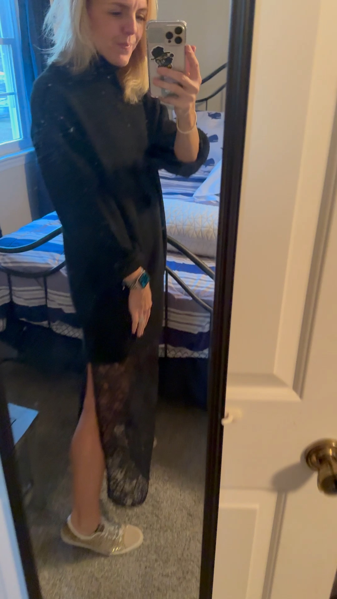 The best casual holiday dress. I loved this cozy sweater dress for Thanksgiving. The lace made it look so elevated and “extra” for dinner but kept it casual for family games and play. Runs large- size down 1-2 sizes . Wearing an XS and could easily be in a XXS but it’s cozy! 

#LTKCyberWeek #LTKHoliday #LTKmomlife