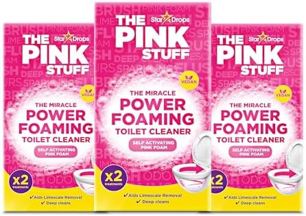 Stardrops The Pink Stuff Miracle Power Foaming Toilet Cleaner – Self-Activating Formula for Dee... | Amazon (US)