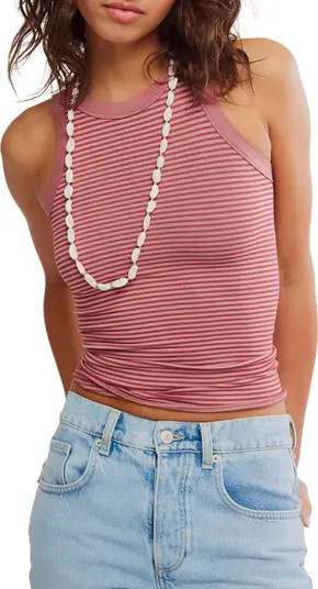 So Soft Stripe Racerback Crop Tank | Nordstrom