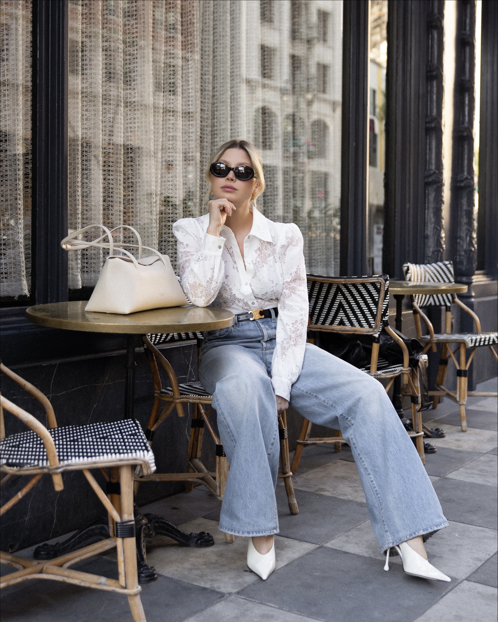 Denim & lace for Spring 🤍 

Spring trends, wide leg denim, style inspo

#LTKSeasonal #LTKStyleTip #LTKItBag