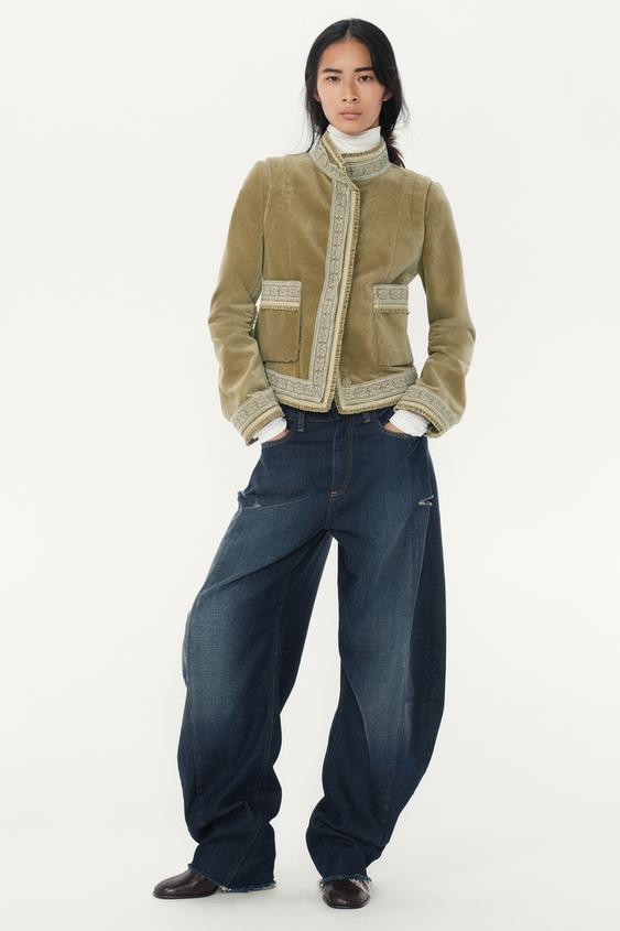 VELVET JACKET - THE ITEM ZARA WOMAN | Zara US