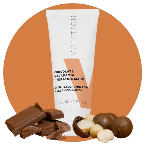 Volition Chocolate Macadamia Hydrating Face Mask - Nourishing Facial Mask with Hyaluronic Acid, P... | Amazon (US)
