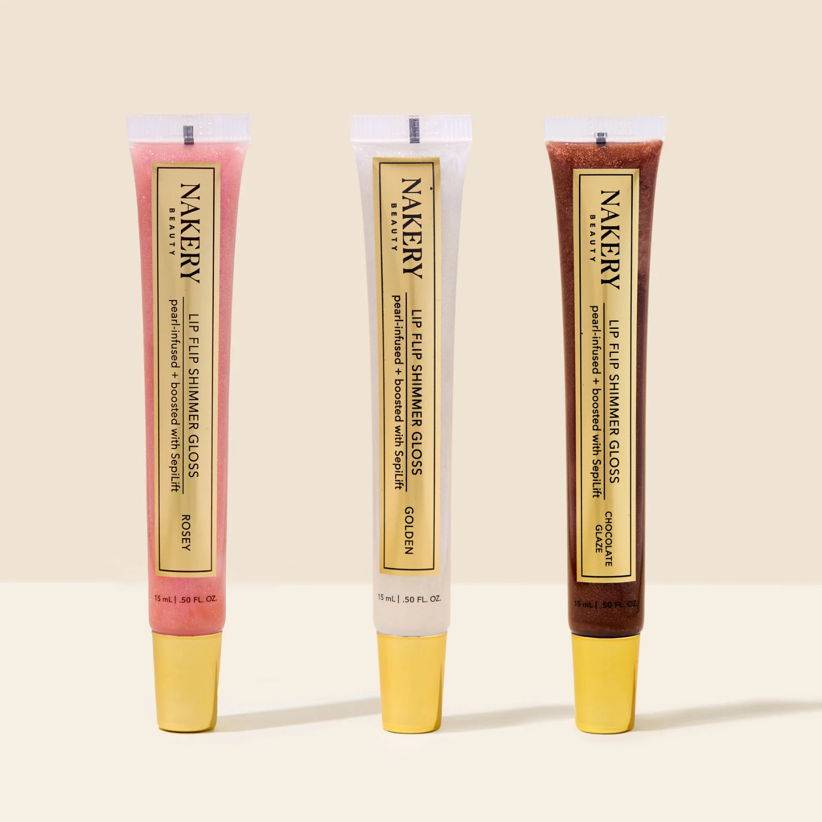 Lip Flip Shimmer Gloss Bundle | Nakery Beauty