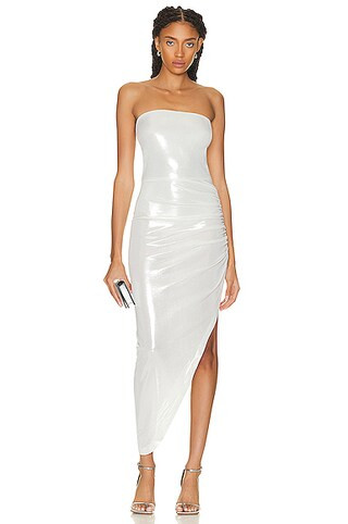 Strapless Side Drape Gown | FWRD 