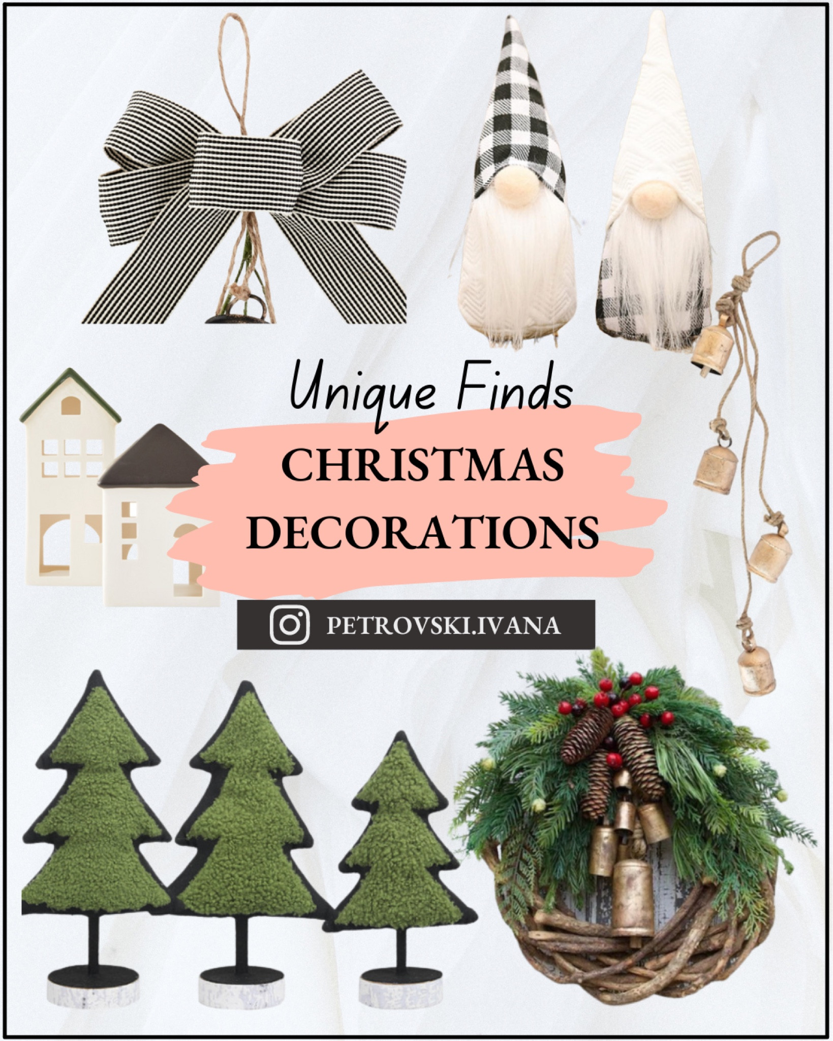 Shop the most unique Christmas Decor finds for 2022/23 🎉🎄🥰

#christmasdecor #uniquechristmasdecor #goldcheistmasdecor #blackchristmasdecor #greenchristmasdecor #blackandwhitechristmasdecor #goldbells

#LTKhome #LTKHoliday #LTKSeasonal