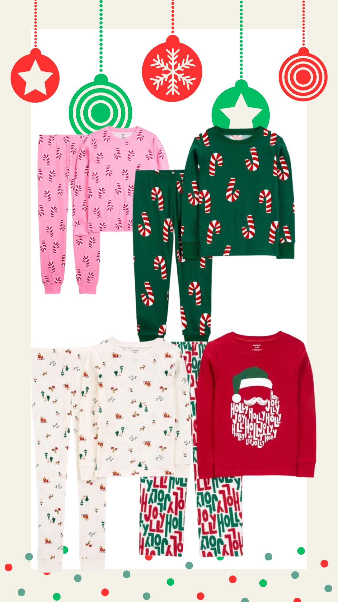 Carters matching holiday family pajamas 

#LTKHoliday #LTKSeasonal #LTKGiftGuide