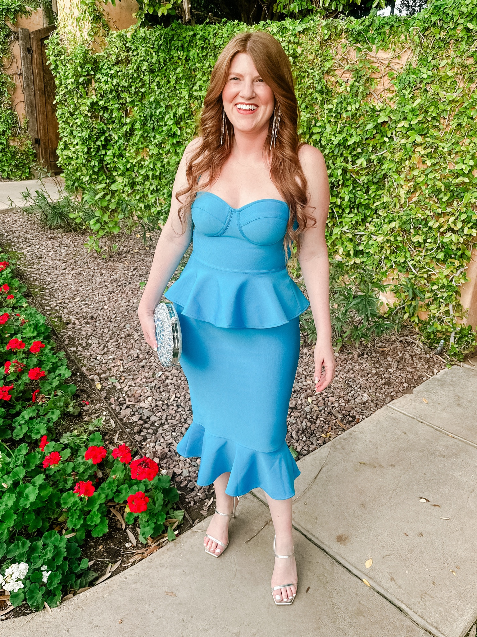 Spring wedding guest dress from amazon wearing size large with shapewear. 

Spring dress. Cocktail dress. 

#LTKfindsunder100 #LTKmidsize #LTKwedding