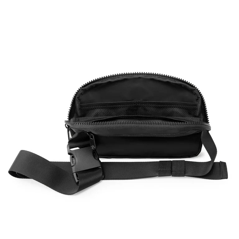 iFLY Travel Belt/Sling Bag with Adjustable Shoulder or Waist Strap, Black | Walmart (US)