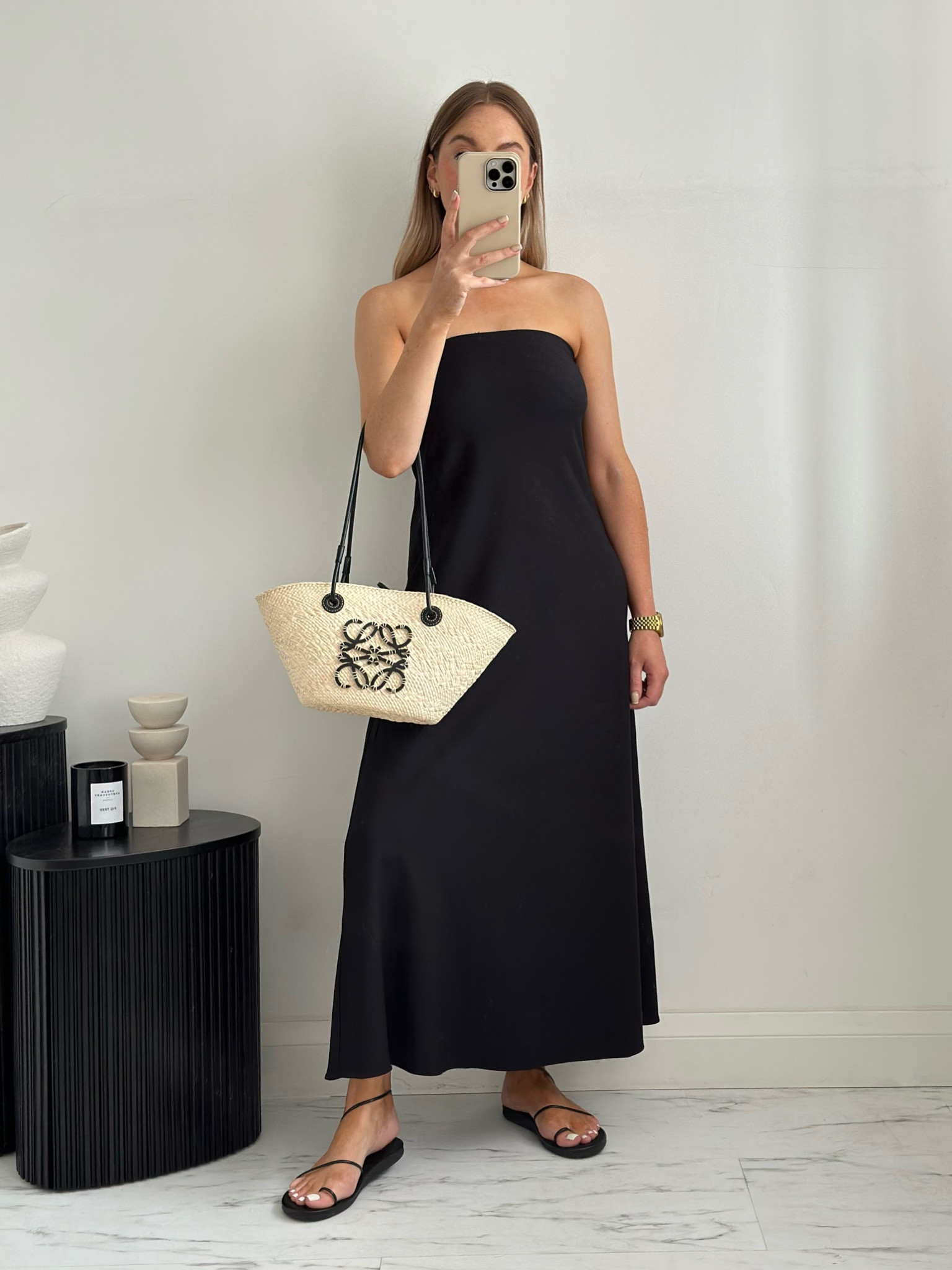 The perfect black dress 🖤
This has detachable straps making it great for day to evening!

I wear an XS in the dress.
The sandals are true to size & VERY comfortable! 


#LTKeurope #LTKstyletip #LTKshoecrush