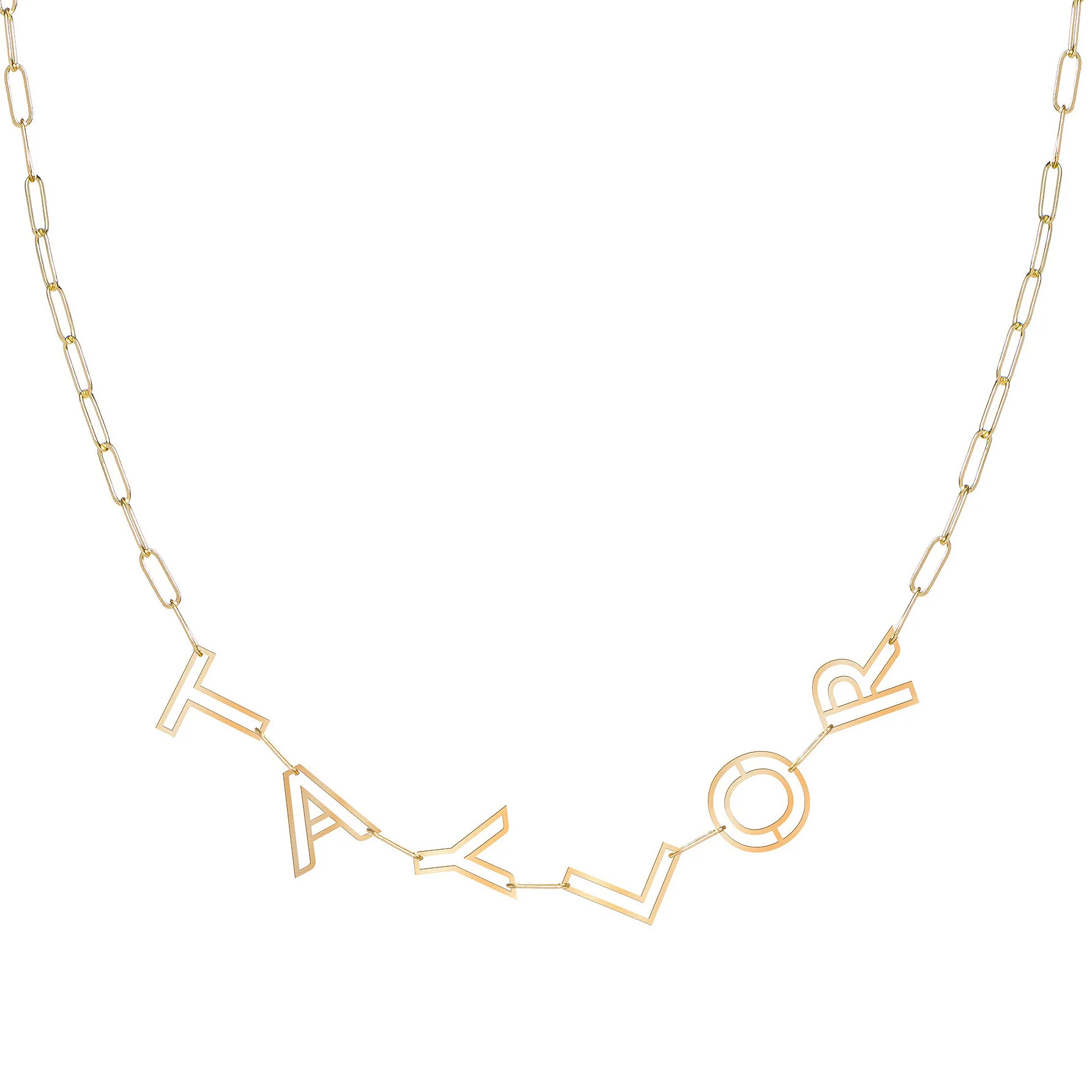 Chain Letter Necklace | K Kane Jewelry | K Kane (US)