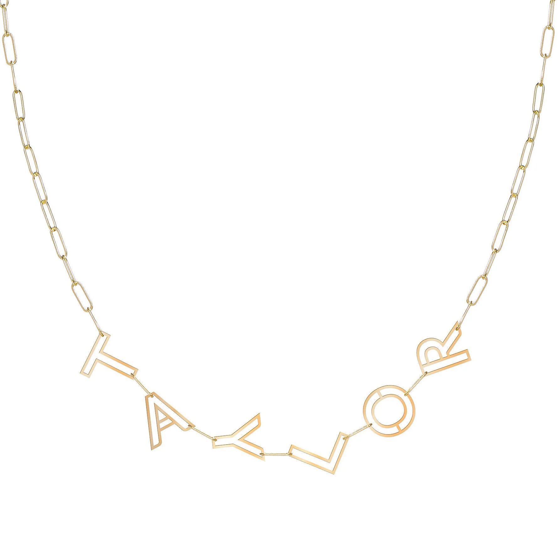 Chain Letter Necklace | K Kane Jewelry | K Kane (US)