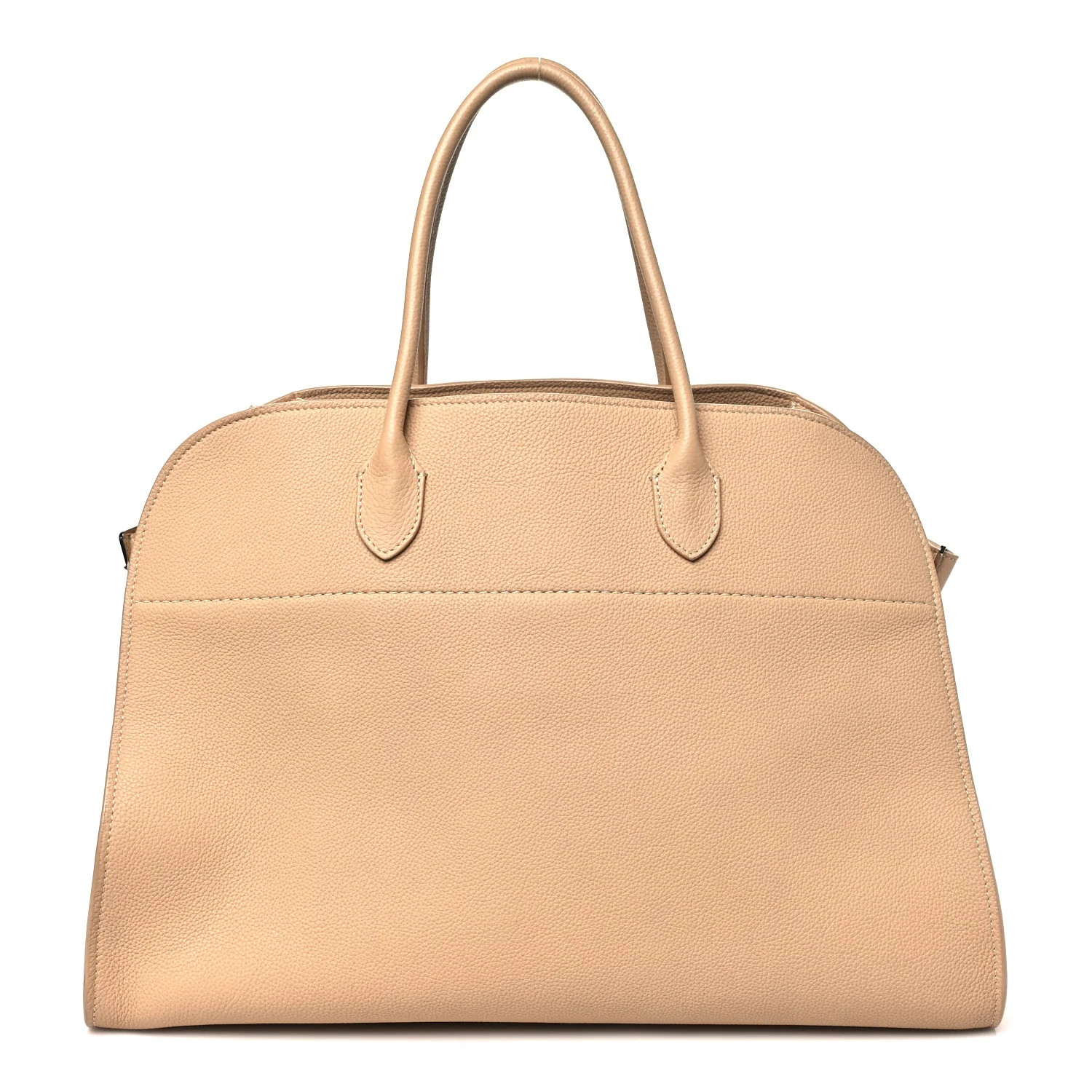The Row Matte Grained Calfskin Soft Margaux 17 Light Camel 1854407 | FASHIONPHILE (US)
