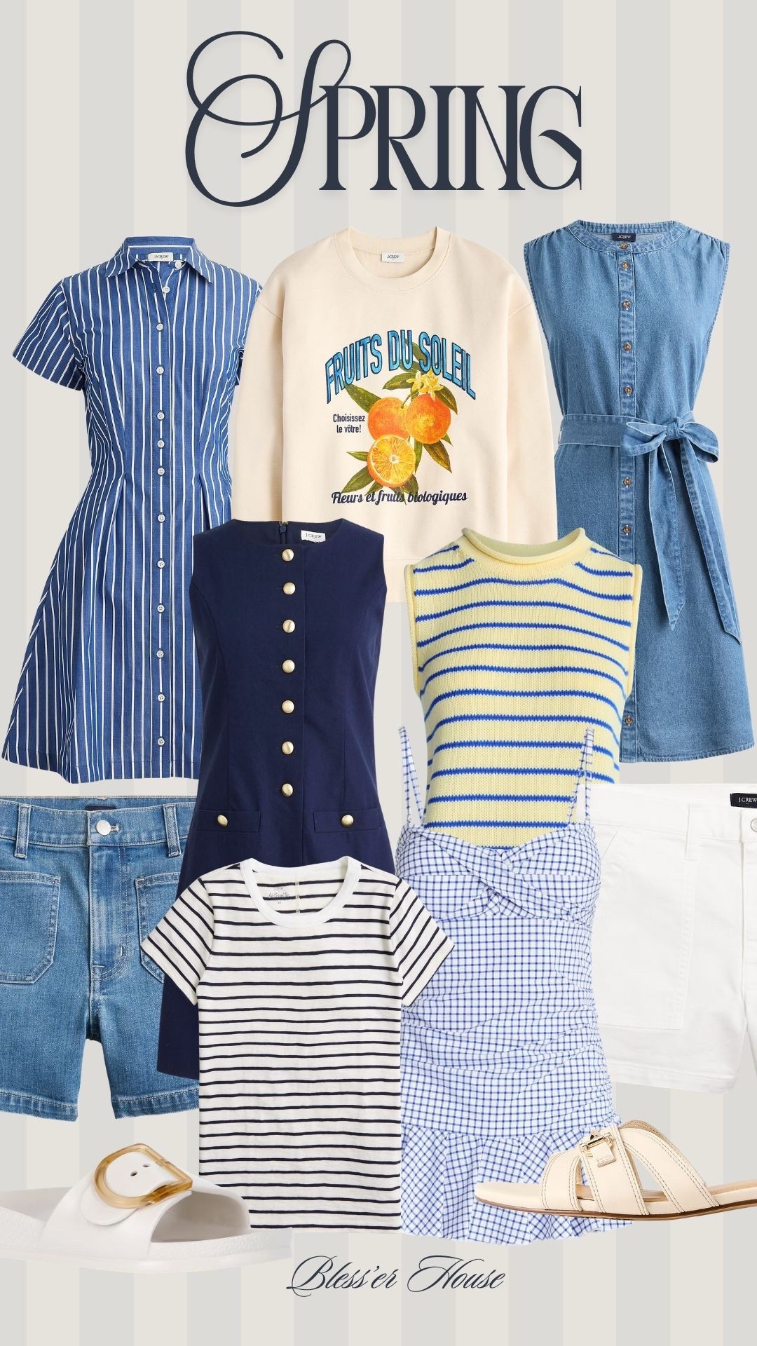  Spring ☀️😎

#springoutfits #denimshorts #jeanshorts #denimdress #stripes 


#LTKootd #LTKSeasonal