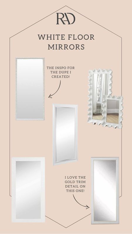I DIYed my large mirror that I just put in the basement, but you can also find a large white floor mirror if you don’t want to create one yourself!

#floormirror #mirror

#LTKhome