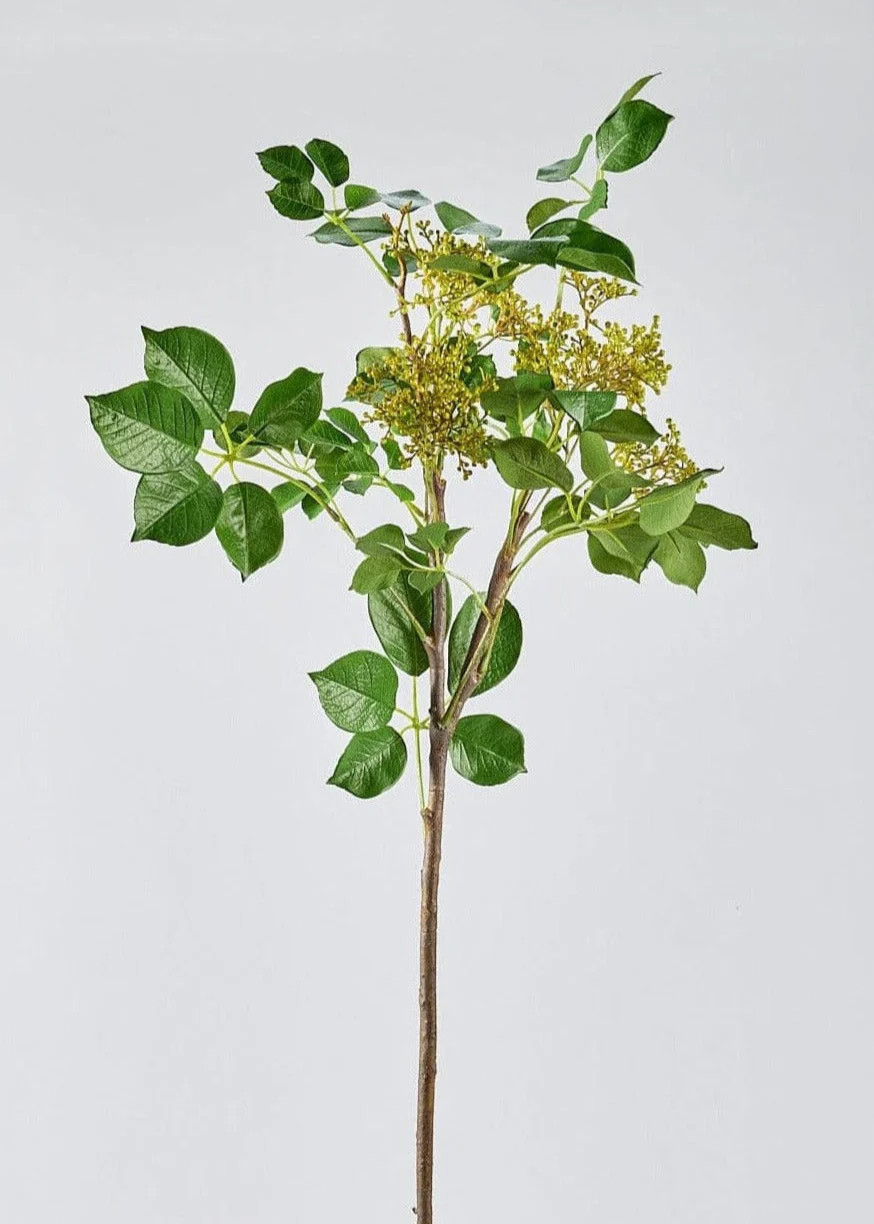 Artificial Tall Privet Seeded Leaf Branch - 46" | Afloral