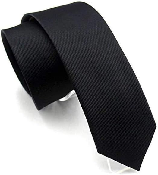 2.4" Solid Color Skinny Tie Slim Necktie for Men (6cm) | Amazon (UK)