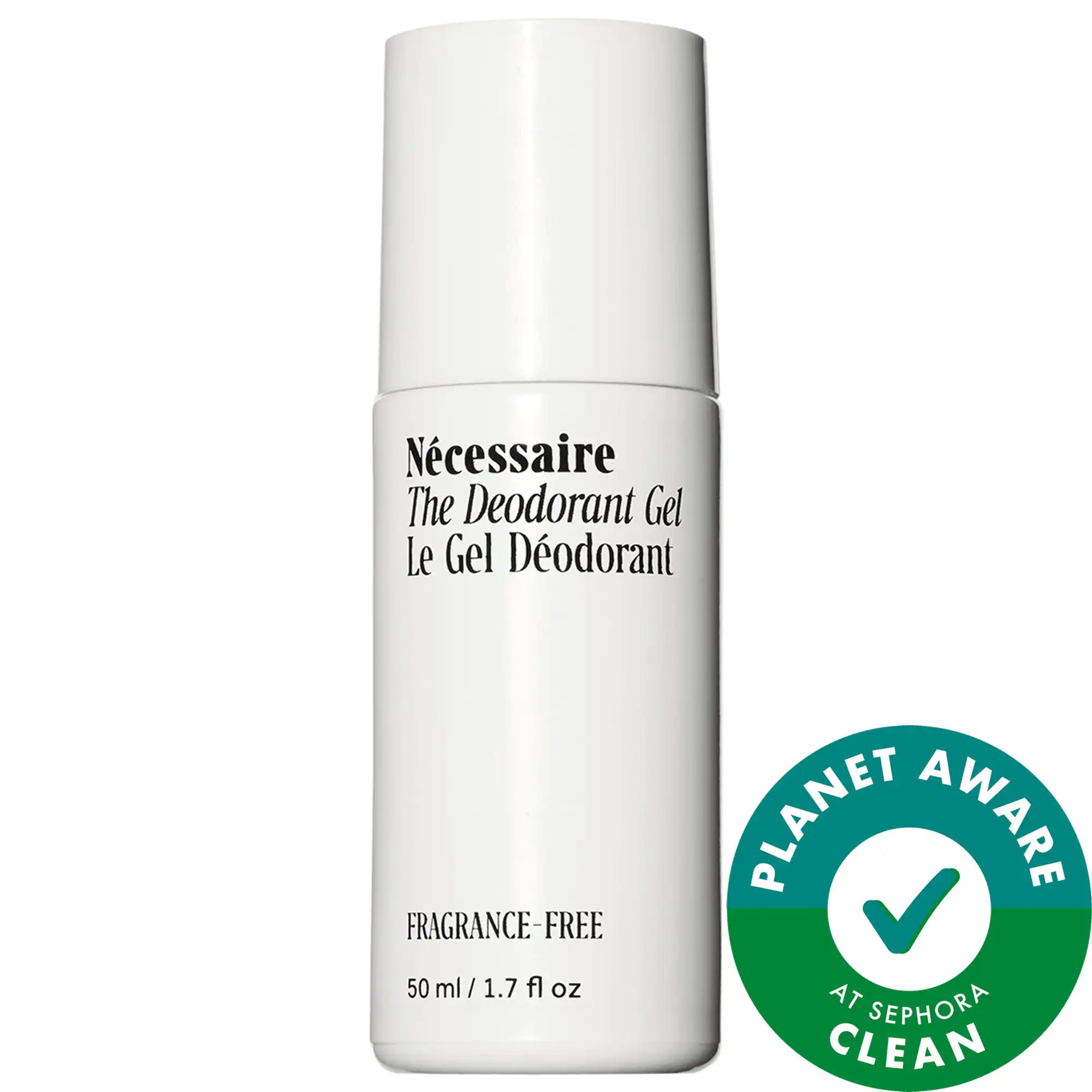 Nécessaire The Deodorant Gel - Aluminum-Free Mandelic Acid Deodorant Fragrance-Free 1.7 oz/50 mL | Sephora (US)