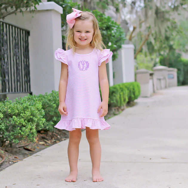 Pink Stripe Milly Dress | Classic Whimsy