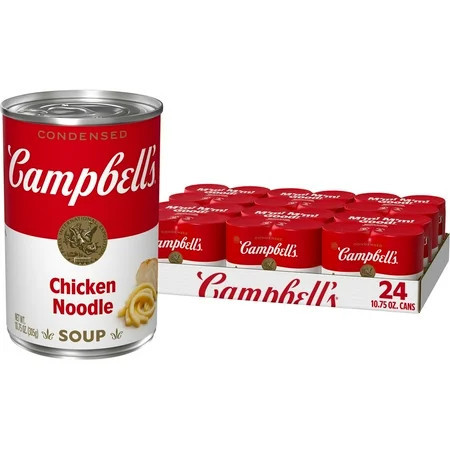 (6 pack) Campbell’s Condensed Chicken Noodle Soup, 10.75 oz Can (4 Pack) | Walmart (US)