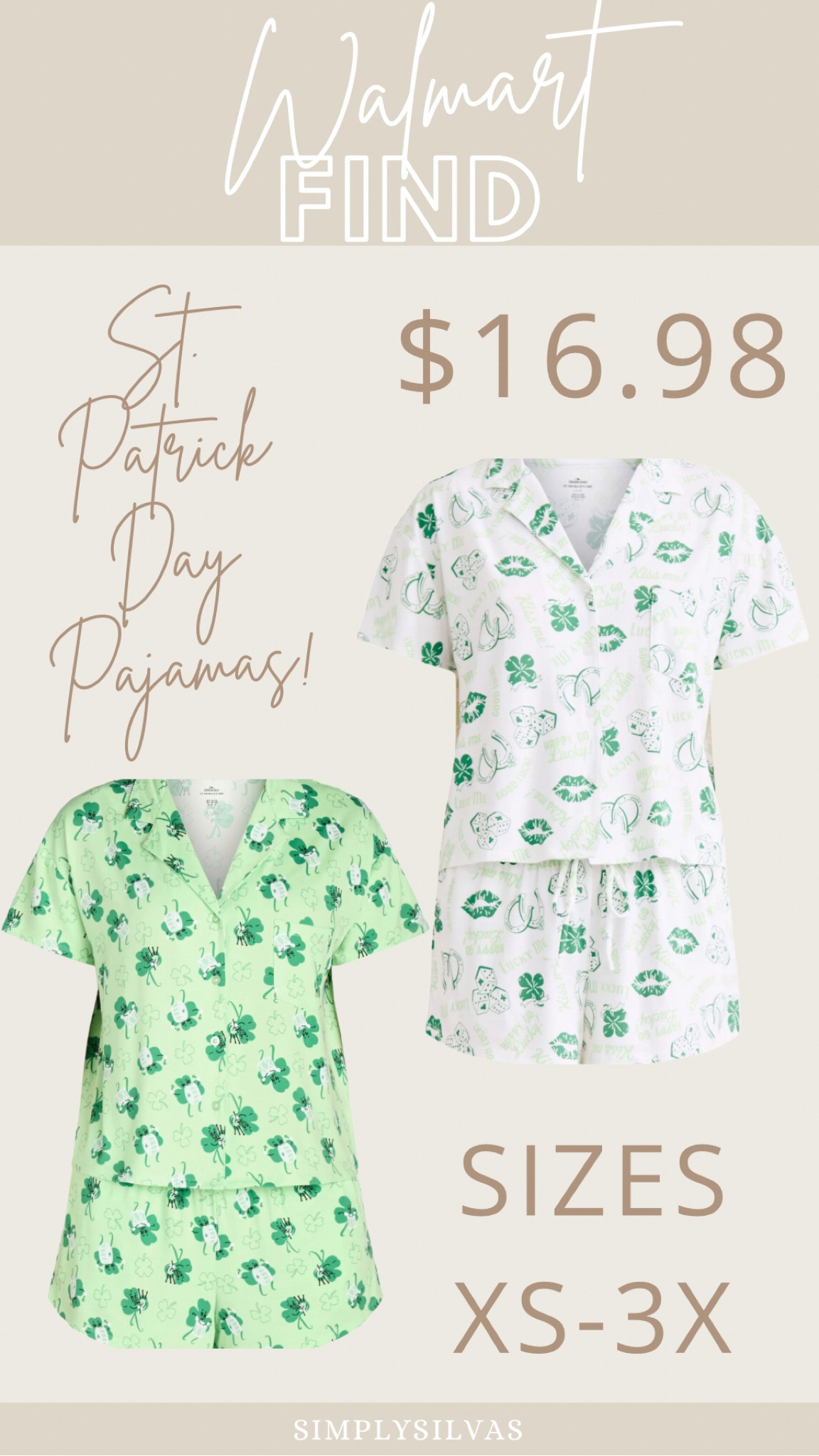 Y’all these are my favorite pajamas for the holidays and such cute patterns for St. Patrick’s day! ☘️

#LTKMidsize #LTKSeasonal