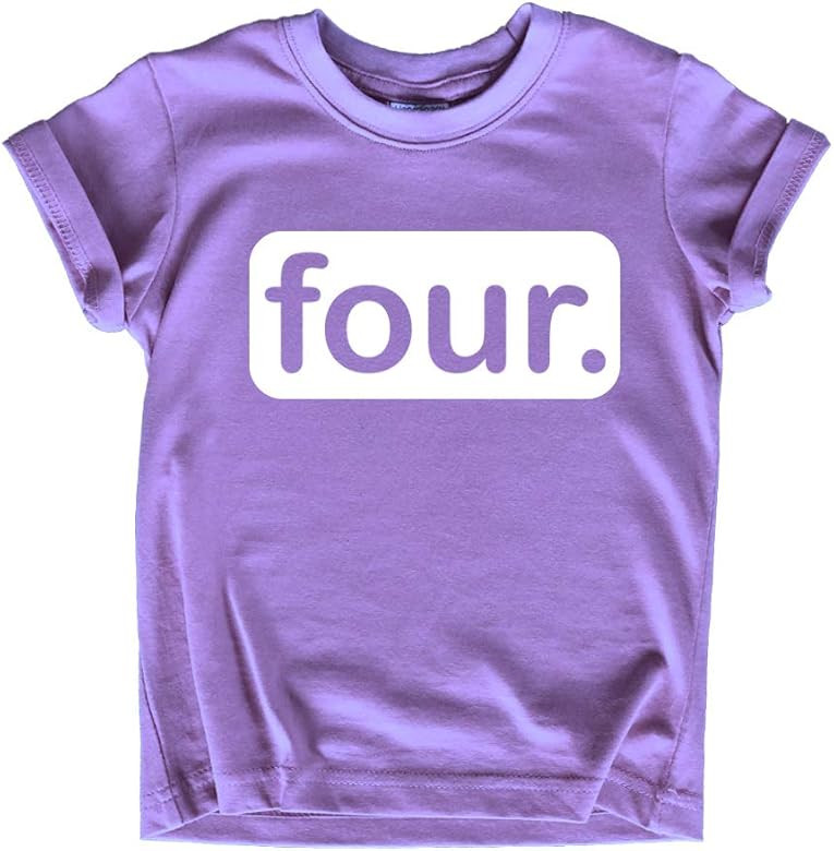Unordinary Toddler 4th Birthday Girl Outfit Shirt Girls 4 Year Old Fourth Four Years Happy Bday Shir | Amazon (US)
