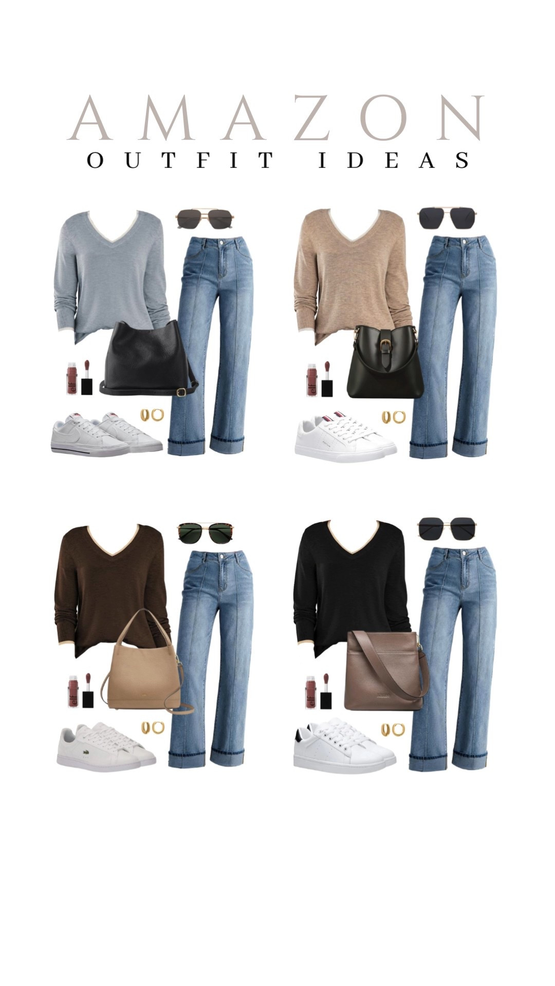 Casual and comfy for errands. These jeans are so comfy and the lip oil makes my lips look so good.
casual long sleeve knit, vegan leather purse, wide leg cuffed jeanns, winter style, viral style, casual outfit idea, running errands, winter style, comfy shoes, trendy look, capsule wardrobe, amazon finds, affordable style, transitional outfit idea

#LTKBeauty #LTKU #LTKSeasonal