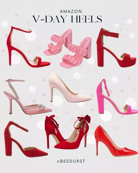 Rounding up affordable pink and red heels for Valentine’s Day, Valentine’s Day outfit ideas from Amazon, Valentine’s Day outfit

#LTKfindsunder50 #LTKSeasonal #LTKshoecrush
