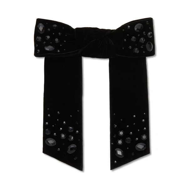 JET SHIRLEY CRYSTAL PEBBLE BOW | LELE SADOUGHI