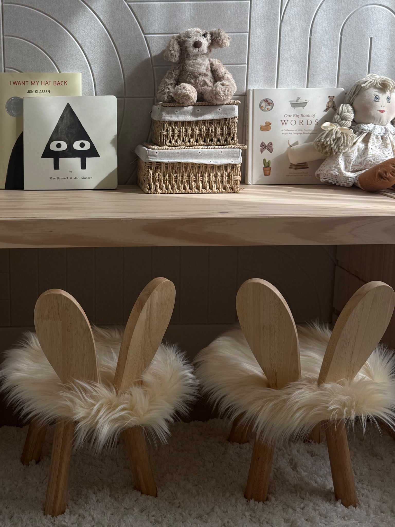 Playroom neutral - kids books - kids chairs 

#LTKBaby #LTKKids #LTKHome