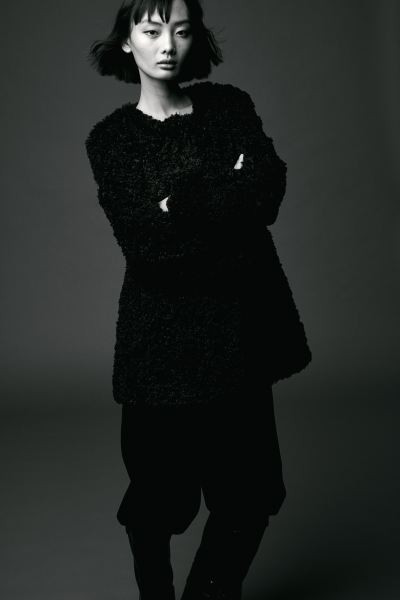 Teddy jacket - Black - Ladies | H&M GB | H&M (UK, MY, IN, SG, PH, TW, HK)
