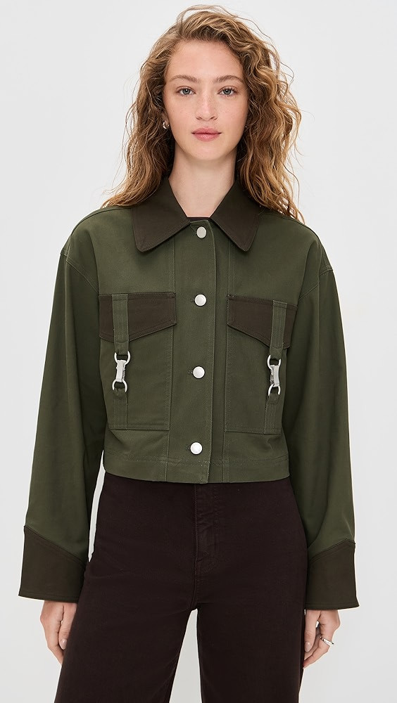 Oversize Crop Trucker Jacket | Shopbop