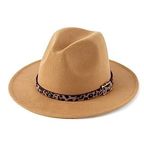 HUDANHUWEI Women's Wide Brim Felt... | Amazon (US)